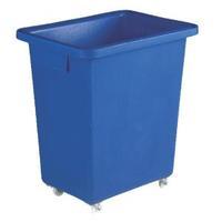 Bottle Skip 580X410X700mm 4X50mm Swivel Blue 328218