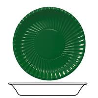 Bowls Card 22cm Green Dark 10\'s