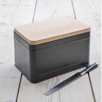 Borough Bread Box - Charcoal by Garden Trading