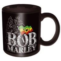 Bob Marley Distressed Logo Mug