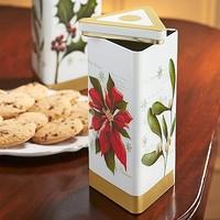 Botanical Triangle Biscuit Tin