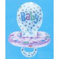 boy baby pacifier multi balloon p55 5pc 2256cm w x 59150cm h