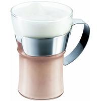 bodum assam coffee glass with steel handle