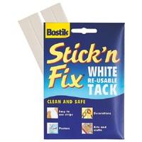 Bostik White Tack Stick N Fix Re-usable Adhesives - 12 Wallets