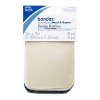 Bondex Iron On Repair Denim Fabric Patch Multipack Light Denim