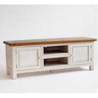 boddem tv cabinet in white pine 2 doors and shelf