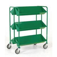 BOOK TROLLEY, GREEN - -