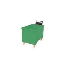 BOX MOBILE PALLET GREEN927X584X508MM WITH HANDLE 2f+2SWX102 NY+TG