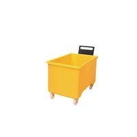 BOX MOBILE PALLET YELLOW927X584X508MM WITH HANDLE 2f+2SWX102 NY+TG