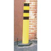 bollard steel safety outdoor below ground fixing