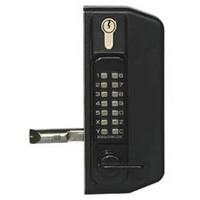 borg combination lock keypad both sides with key override