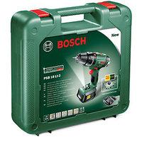Bosch PSB 18 LI-2 Li-Ion Cordless Two-speed Combi Drill with Battery Pack