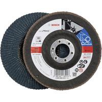 bosch 2608606923 flap disc 125 x 2223mm 60 grit for metal