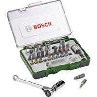 bosch 2607017160 27 piece ratchet screwdriver and socket set