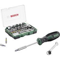 bosch 2607017331 28 piece screwdriver bit and ratchet set with bit