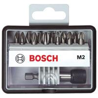 Bosch 2607002564 Extra Hard Phillips + Pozi Screwdriver Bit Set 12+1