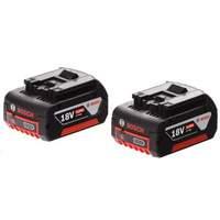 Bosch - Batterypack 2 X 18v 4.0ah Li-ion