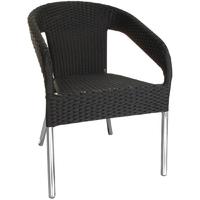 Bolero Wicker Wraparound Bistro Chairs (Pack of 4) Pack of 4