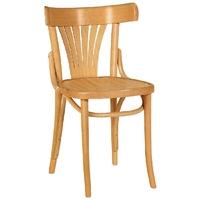 bolero bentwood bistro sidechairs natural 460mm box 2 pack of 2