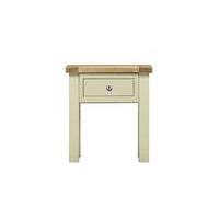 Bordeaux Painted Oak Lamp Table with Drawer