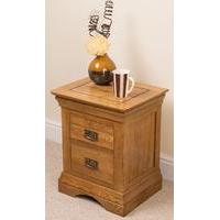 BORDEAUX 2 DRAWER BEDSIDE