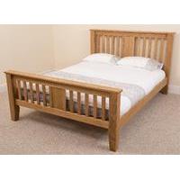 Boston 4ft6 Double Bed Frame with Memory Foam Mattress