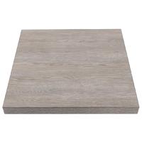 bolero square table top vintage wood 600mm