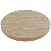 bolero round table top antique natural 600mm