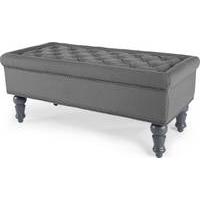 Bouji Ottoman, Graphite Grey and Slate