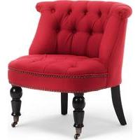Bouji Chair, Tudor Red and Black