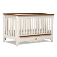 Boori Provence Convertible Plus Cot Bed-Ivory & Honey + Free Cot bed Foam Mattress Worth £60!
