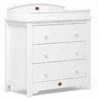Boori Universal 3 Drawer Chest With Arched Change Tray-White