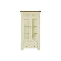 Bordeaux Painted Oak Display Cabinet