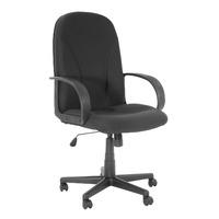 boston fabric managers chair black