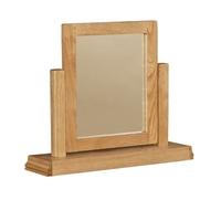 bordeaux oak dressing table mirror