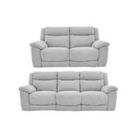 Bounce 3 & 2 Seater Fabric Power Recliner Sofas