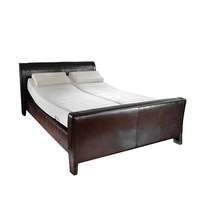 bodyease verona leather adjustable bed super king