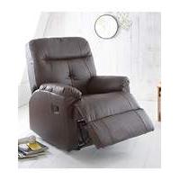 Boston Faux Leather Recliner Chair