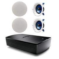bose soundtouch sa 5 amplifier with 2 pair of yamaha nsic600 in ceilin ...