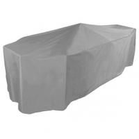 bosmere thunder grey rectangular patio set cover 10 seater patio set c ...