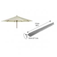 bosmere thunder grey parasol cover large parasol cover