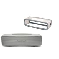 Bose SoundLink Mini Bluetooth Speaker II in Pearl with Soft Cover in Grey