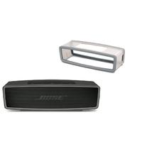 Bose SoundLink Mini Bluetooth Speaker II in Carbon Black with Soft Cover in Grey