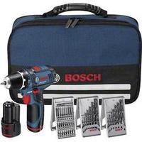 Bosch GSR 10.8-2-LI Cordless drill 10.8 V 1.5 Ah Li-ion incl. spare battery, incl. accessories, incl. bag