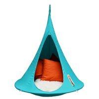 bonsai cacoon kids hanging chair in turquoise