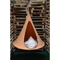 bonsai cacoon kids hanging chair in mango orange