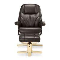 Bodo Swivel Recliner Chair Brown