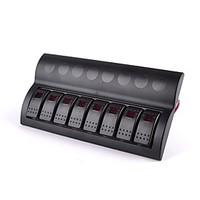 Boat Switch Panel Boat 8 Gang Led Rocker Switch Panel