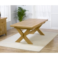 Bordeaux 200cm Oak Extending Dining Table