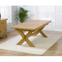 Bordeaux 200cm Oak Extending Dining Table